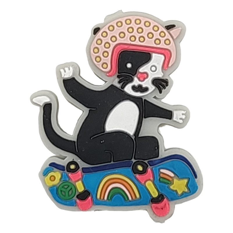 Wholesale  20pcs/pack Cartoon children' s silicone beads